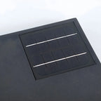 Designed Eave Simple Black Metal Post Cap Light