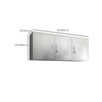 Adjustable Stainless Steel Wall-Mounted China Cabinet