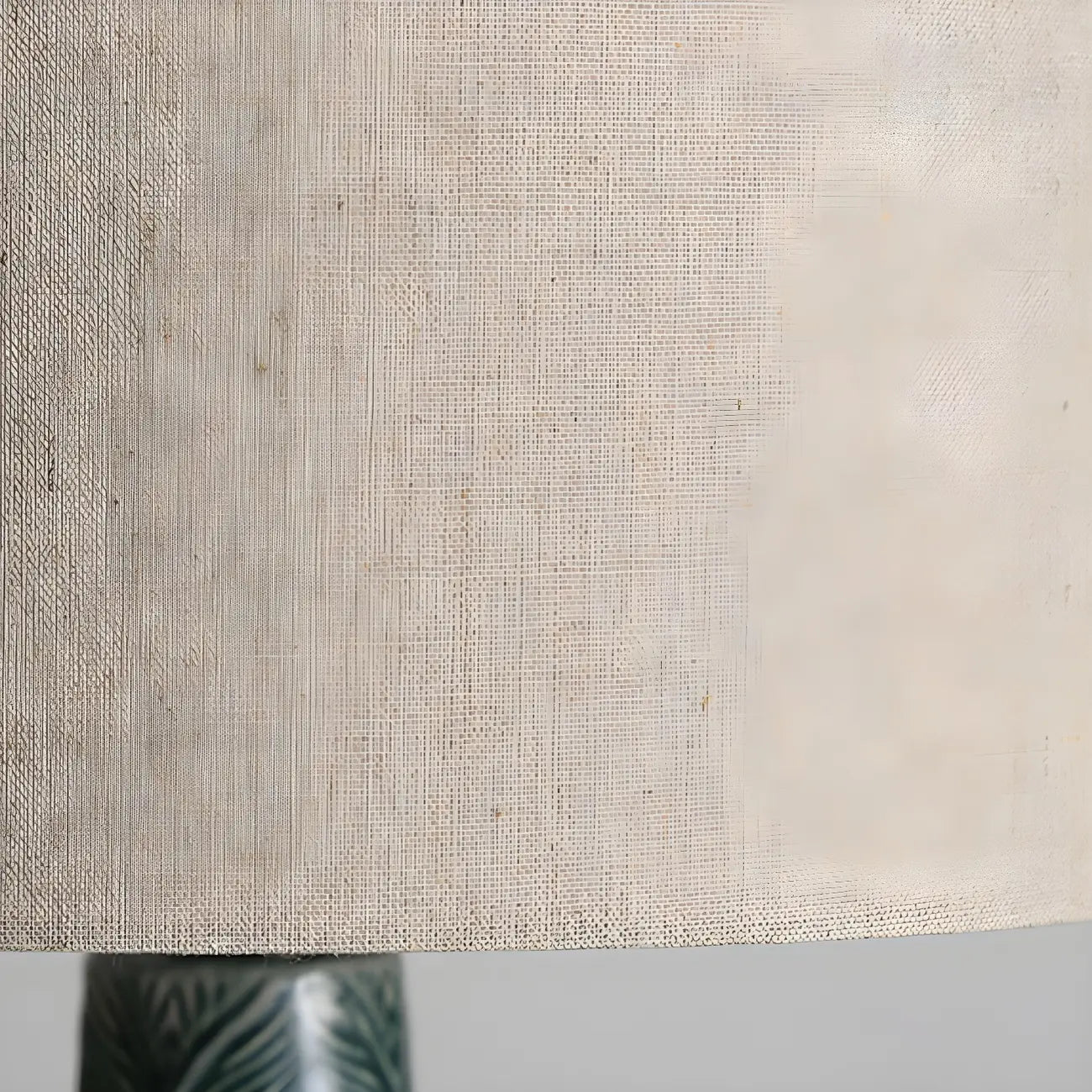 Exquisite Green Ceramic Fabric LED Table Lamp for Bedside
