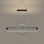 Adjustable Modern Iron Linear Pendant Light