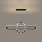 Adjustable Modern Iron Linear Pendant Light