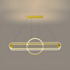 Adjustable Modern Iron Linear Pendant Light