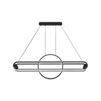 Adjustable Modern Iron Linear Pendant Light