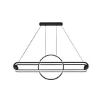 Adjustable Modern Iron Linear Pendant Light