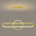 Adjustable Modern Iron Linear Pendant Light