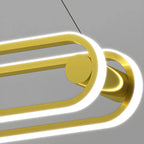 Adjustable Modern Iron Linear Pendant Light