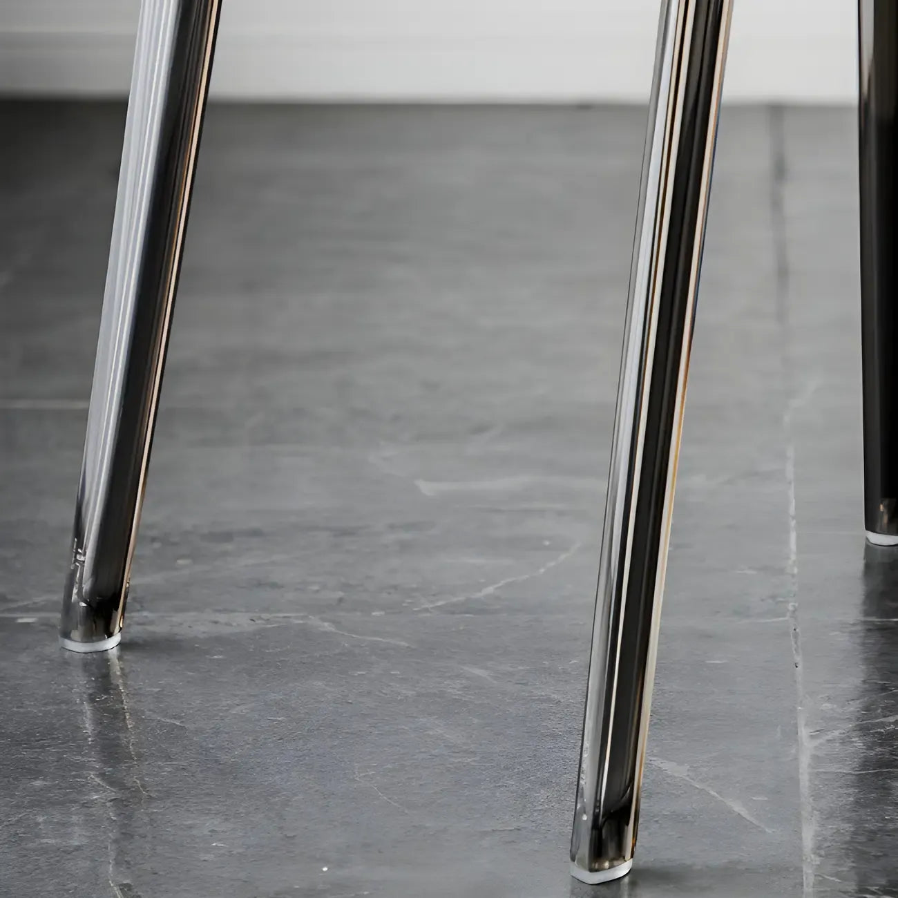 Amber Acrylic Armless Low Back Dining Chair