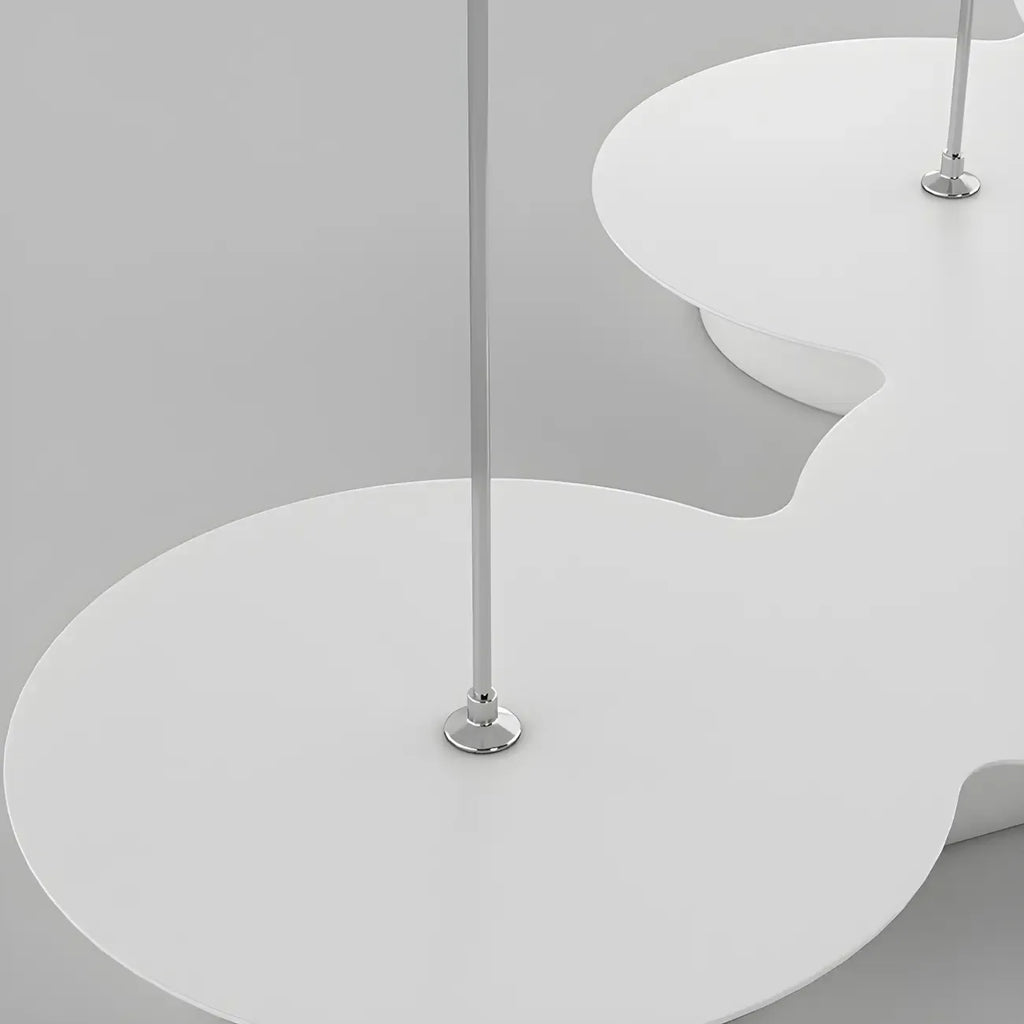 8-Light Modern White LED Island Pendant Light for Kitchen