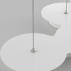 8-Light Modern White LED Island Pendant Light for Kitchen