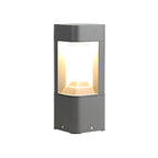 Black Metal Warm Light Lawn Post Cap Light