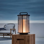 Cylinder Metal Black Solar Outdoor Post Lights
