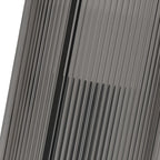 Cylinder Metal Black Solar Outdoor Post Lights