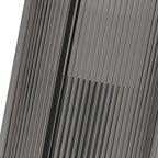 Cylinder Metal Black Solar Outdoor Post Lights