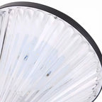 Diamond Shape Solar Black Outdoor Post Lights