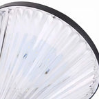 Diamond Shape Solar Black Outdoor Post Lights