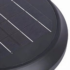 Diamond Shape Solar Black Outdoor Post Lights
