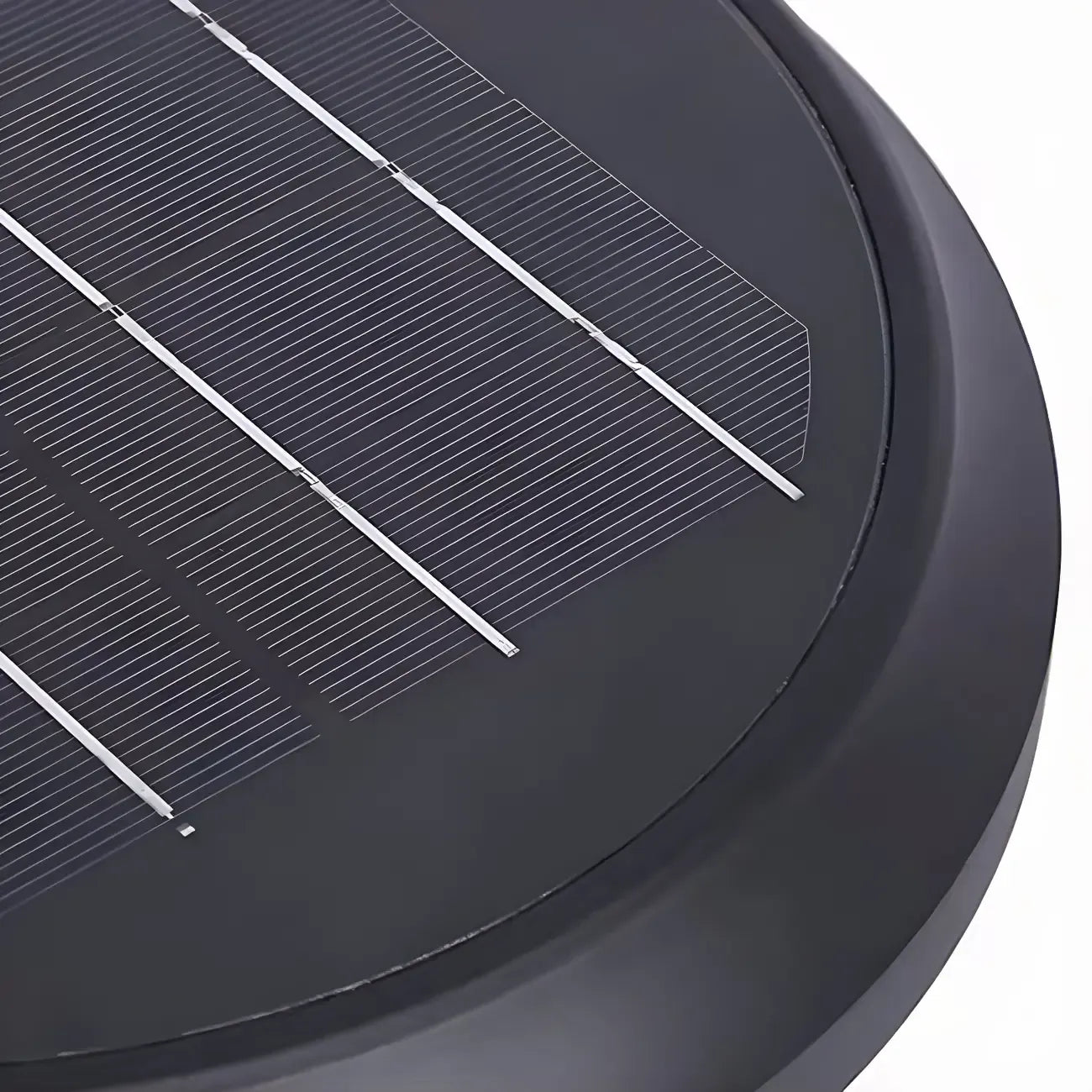 Diamond Shape Solar Black Outdoor Post Lights