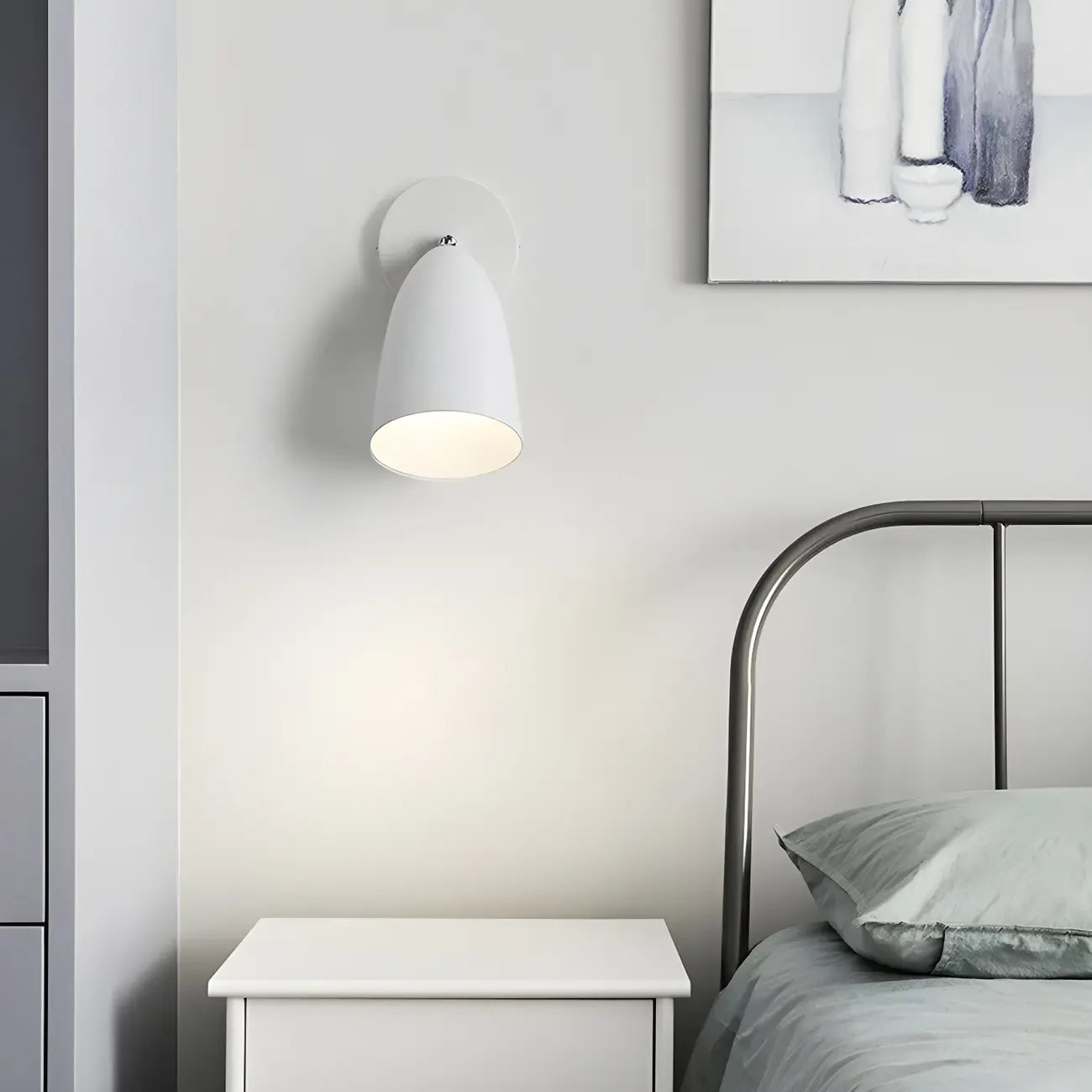 Modern Simple Metal Adjustable Swing Arm Wall Light