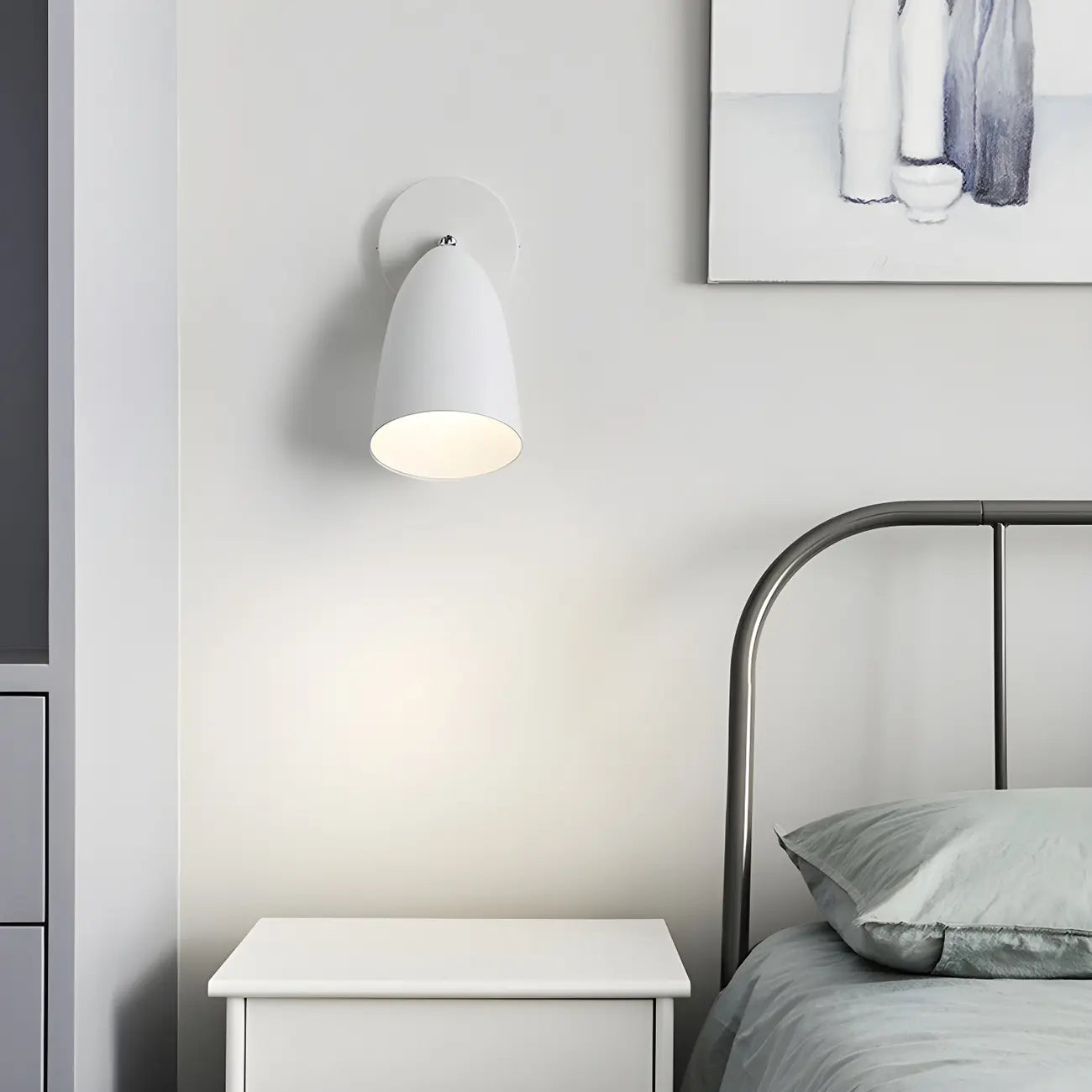Modern Simple Metal Adjustable Swing Arm Wall Light