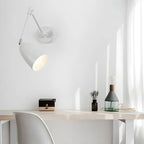 Modern Simple Metal Adjustable Swing Arm Wall Light