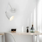 Modern Simple Metal Adjustable Swing Arm Wall Light