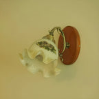 Retro Mini Colored Glass Wall Control Sconce for Living Spaces