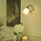 Retro Mini Colored Glass Wall Control Sconce for Living Spaces