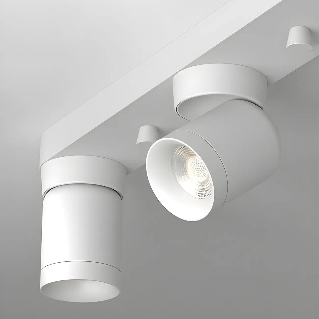 Mini Simplistic Aluminum Adjustable Flush Mount LED Track Light