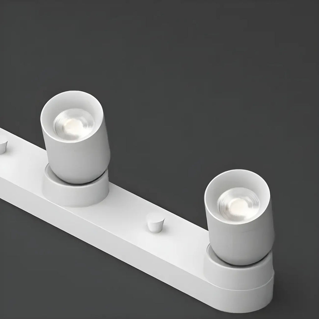 Mini Simplistic Aluminum Adjustable Flush Mount LED Track Light