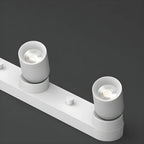 Mini Simplistic Aluminum Adjustable Flush Mount LED Track Light