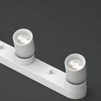 Mini Simplistic Aluminum Adjustable Flush Mount LED Track Light