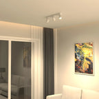 Mini Simplistic Aluminum Adjustable Flush Mount LED Track Light