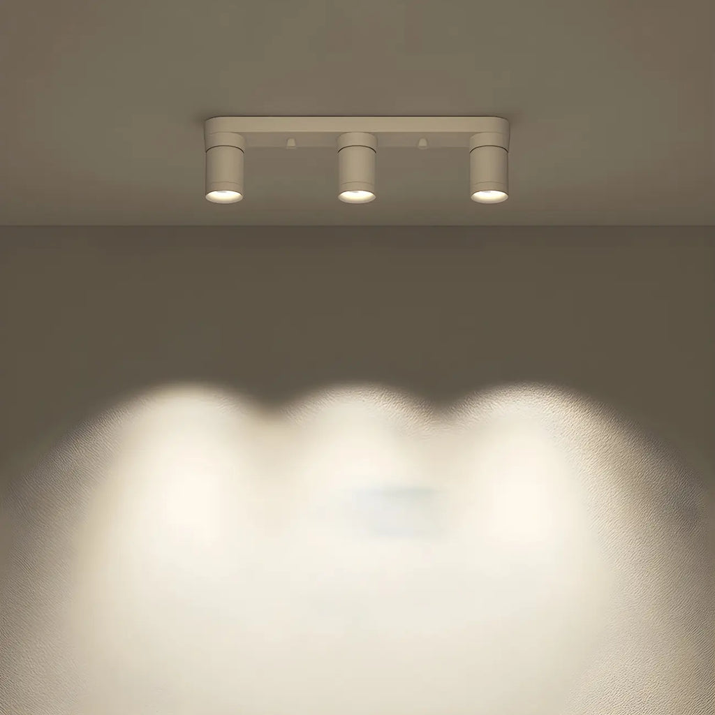 Mini Simplistic Aluminum Adjustable Flush Mount LED Track Light