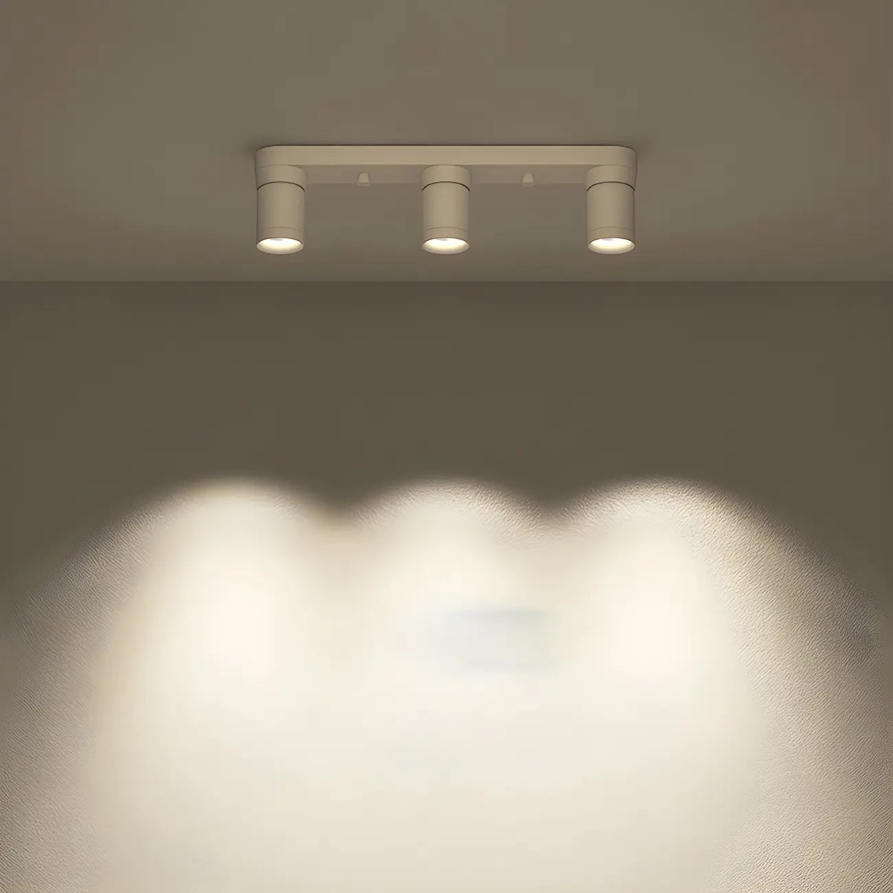 Mini Simplistic Aluminum Adjustable Flush Mount LED Track Light