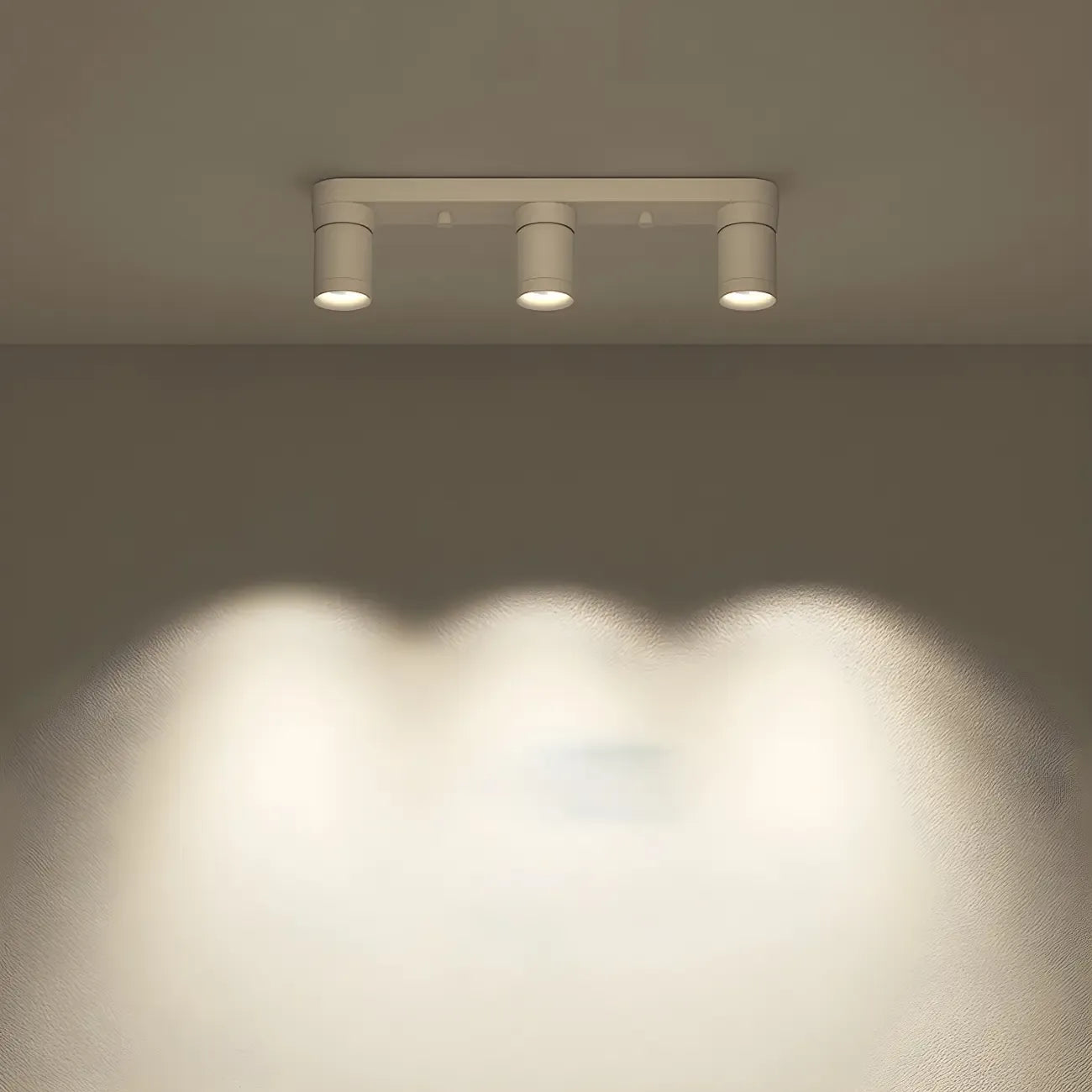 Mini Simplistic Aluminum Adjustable Flush Mount LED Track Light