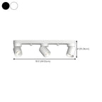 Mini Simplistic Aluminum Adjustable Flush Mount LED Track Light