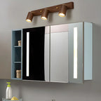 Contemporary Brown Cylinder Multi-light Vanity Lights
