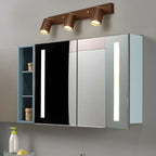 Contemporary Brown Cylinder Multi-light Vanity Lights