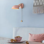 Minimalist Metal Adjustable Vanity Light with Pull Chain for Home