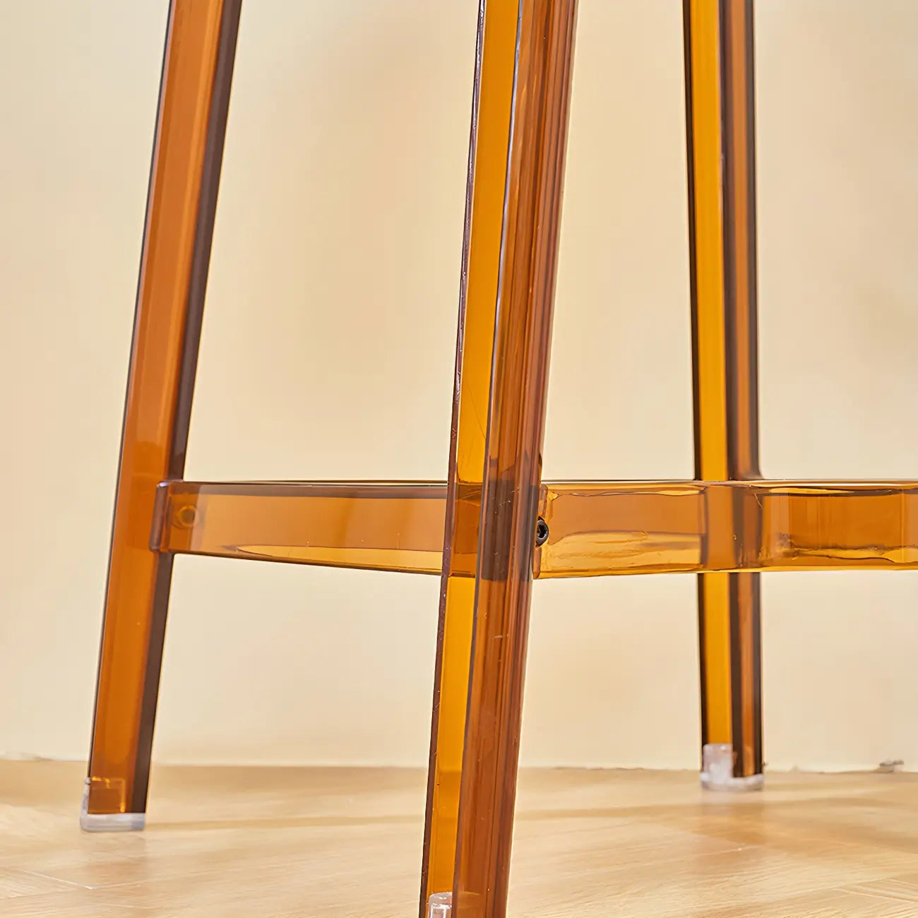 Modern Acrylic Vibrant Durable Colourful Sleek Bar Stool