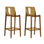 Modern Acrylic Vibrant Durable Colourful Sleek Bar Stool