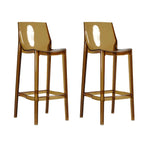 Modern Acrylic Vibrant Durable Colourful Sleek Bar Stool