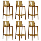 Modern Acrylic Vibrant Durable Colourful Sleek Bar Stool