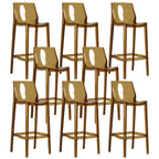 Modern Acrylic Vibrant Durable Colourful Sleek Bar Stool