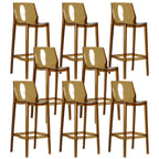 Modern Acrylic Vibrant Durable Colourful Sleek Bar Stool
