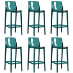 Modern Acrylic Vibrant Durable Colourful Sleek Bar Stool