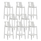 Modern Acrylic Vibrant Durable Colourful Sleek Bar Stool