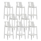 Modern Acrylic Vibrant Durable Colourful Sleek Bar Stool
