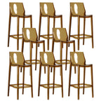 Modern Acrylic Vibrant Durable Colourful Sleek Bar Stool