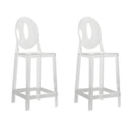 Modern Acrylic Vibrant Durable Colourful Sleek Bar Stool